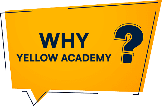Illustrated character thinking about Yellow Academy training